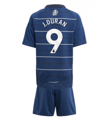 Aston Villa Jhon Duran #9 Tredje Tröja Barn 2024-25 Kortärmad (+ Korta byxor)